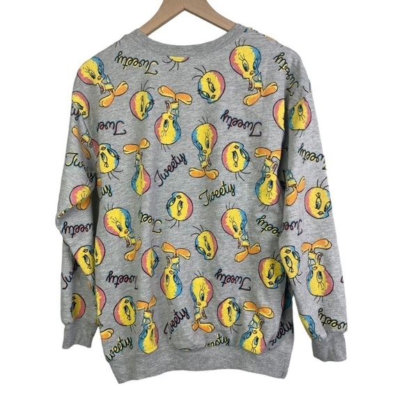 Looney Tunes Women’s Tweety Bird Lightweight Sweatshirt - Picture 3 of 3